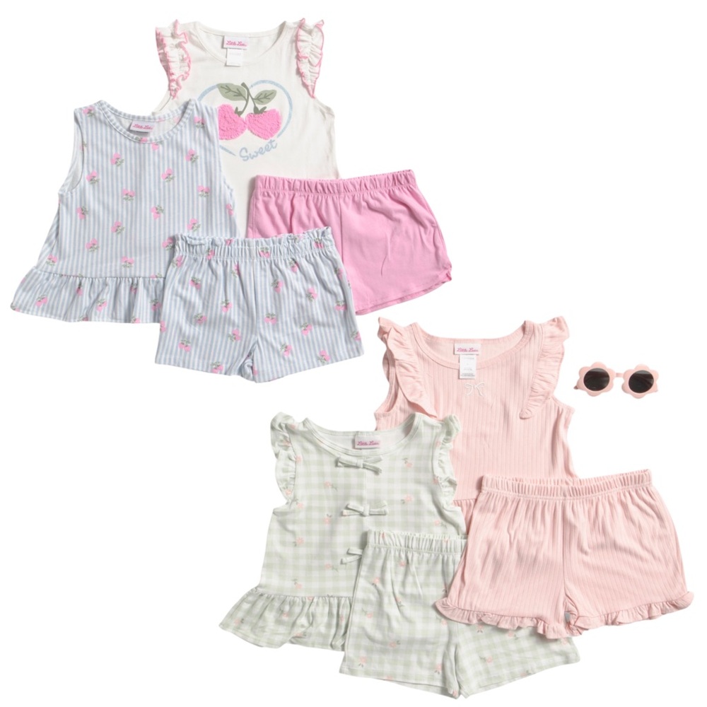 9pc Mix & Match Super Soft Girls Summer Bundle